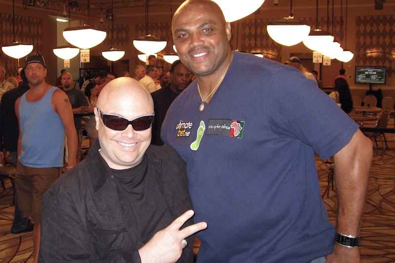 Hanging with Charles Barkley.