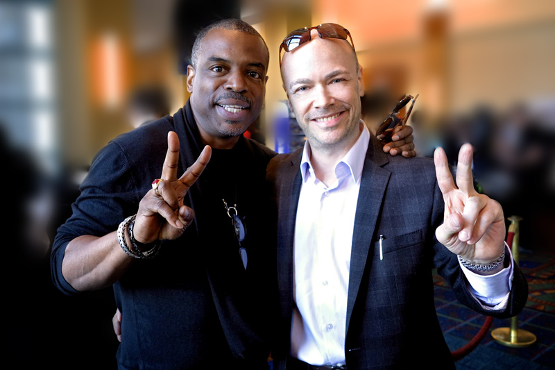 Bryant and LeVar Buron of Reading Rainbow Signing the Treaty. Word Power! (2013)