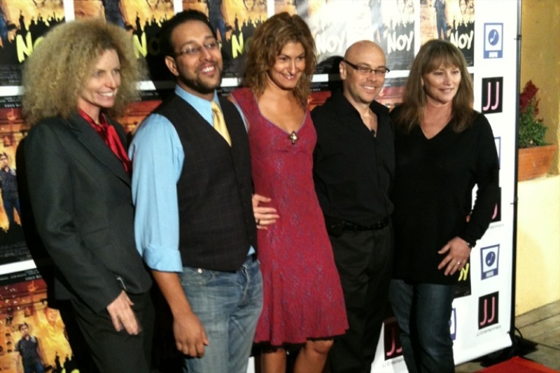 Carol Joyce, Raj, Bryant, Patty Kain and friends walking the red carpet for the premiere of Noy. (2010)