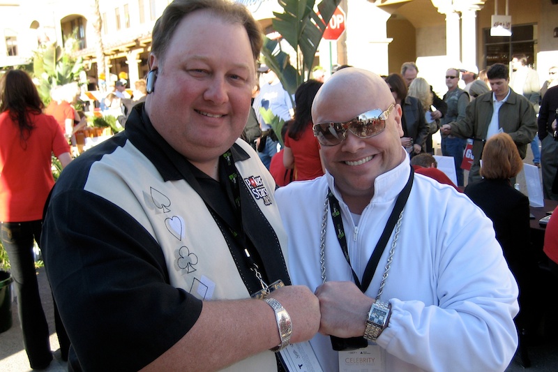 2004 World Series of Poker Champion, Greg 'Fossilman' Raymer and Bryant