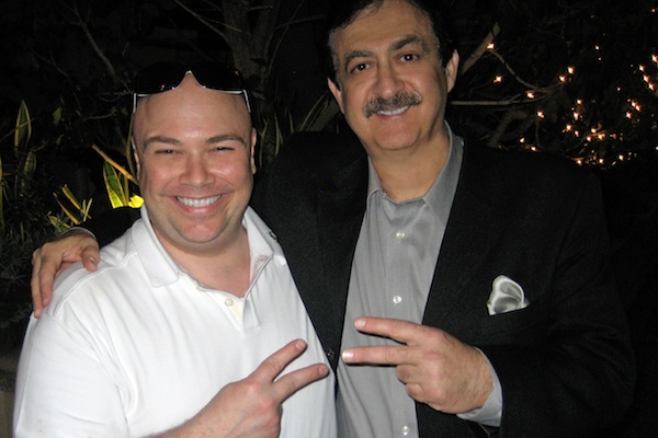 Bryant and buddy George Noory, Emmy Award Winning Broadcaster of Coast to Coast AM, at the Four Seasons in Beverly Hills for Dinner