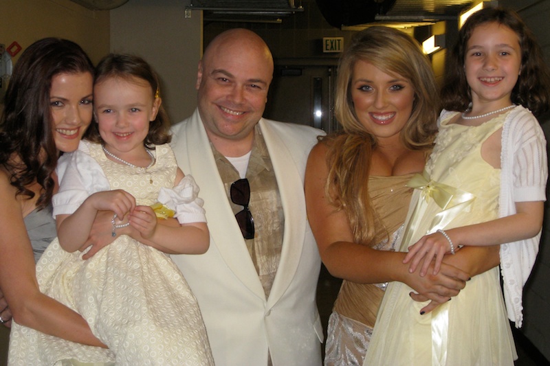 The Singers of Celtic Woman, and my daughters backstage, after signing the Goodwill Treaty for World Peace. Lynn Hilary, Sierra McGill, Bryant McGill, Cloe Agnew, Savannah McGill (Summer of 2009)