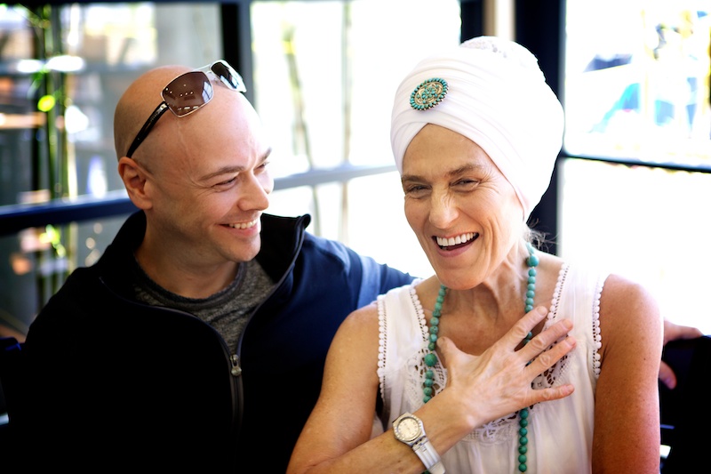 Bryant McGill having a Joyous Meeting with Gurmukh Khalsa, Kundalini Yoga Master and Sikh, to Discuss Peace, and Sign the Goodwill Treaty